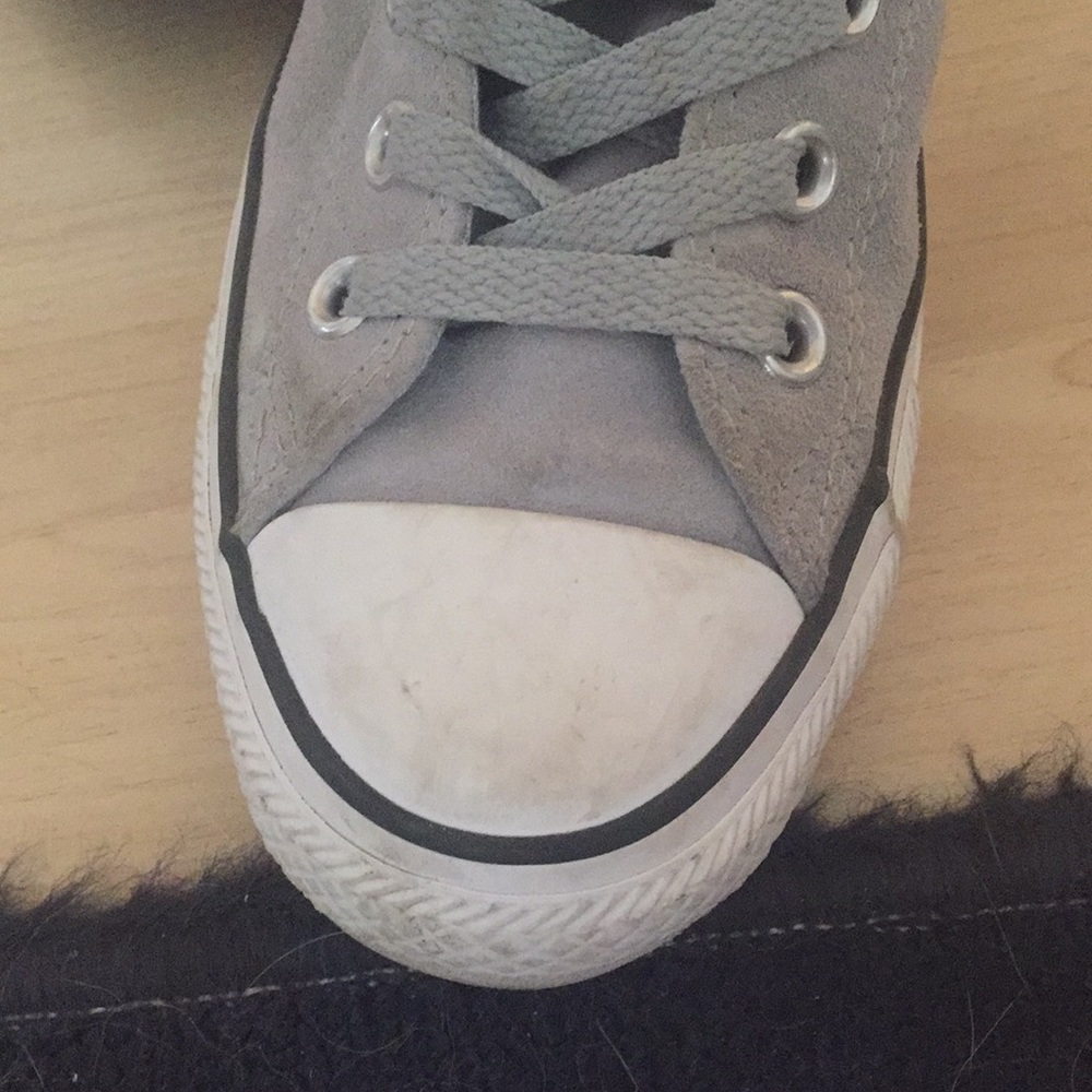 Grey Suede Converse - Picture 4 of 8